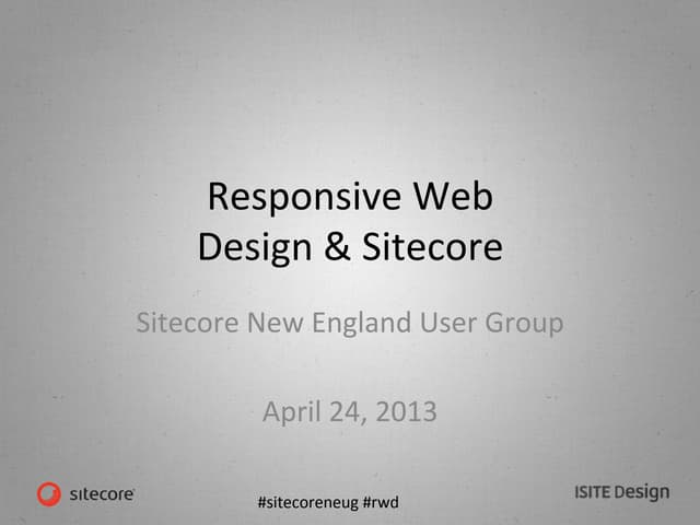 Responsive Web Design and Sitecore
