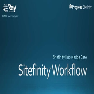 Sitefinity workflow