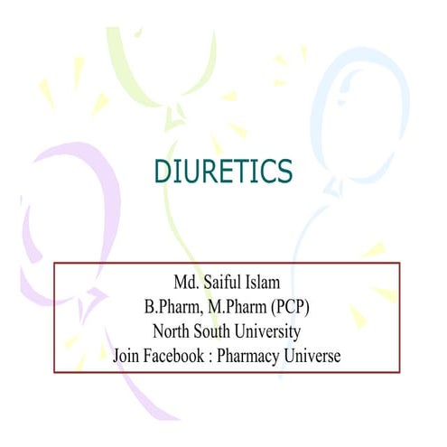 Site 1 Diuretics 