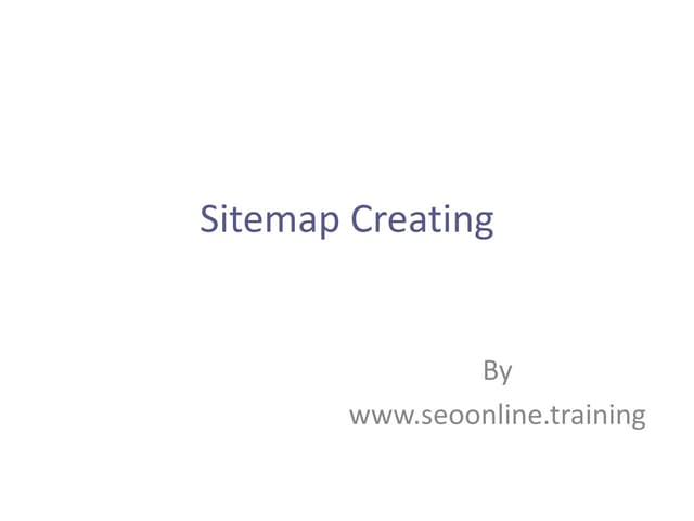 Website Sitemap
