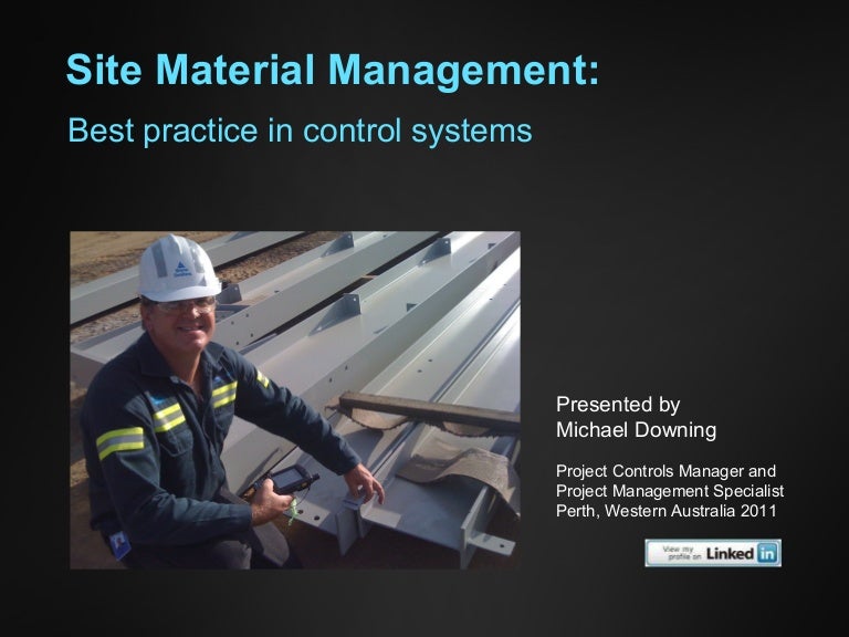 Site Material Management