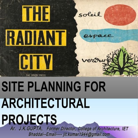 Site Planning  for  Architectural Projects 