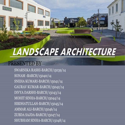 basic elements of landscape architechture