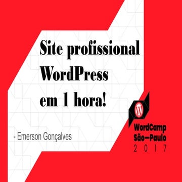 Site profissional em wordpress - emerson01@gmail