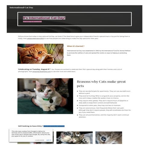 International Cat Day 2023 | PDF