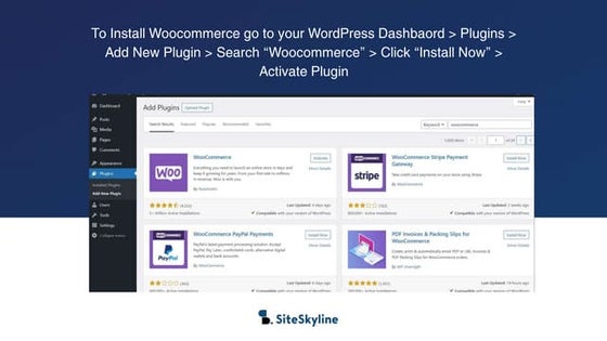 How to Install Woocommerce and integrate payment gateway