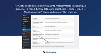 How to Import dummy content in woocommerce and add new theme
