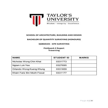 Site survey report 2