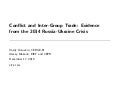 Conflict and Inter-Group Trade: Evidence from the 2014 Russia-Ukraine Crisis