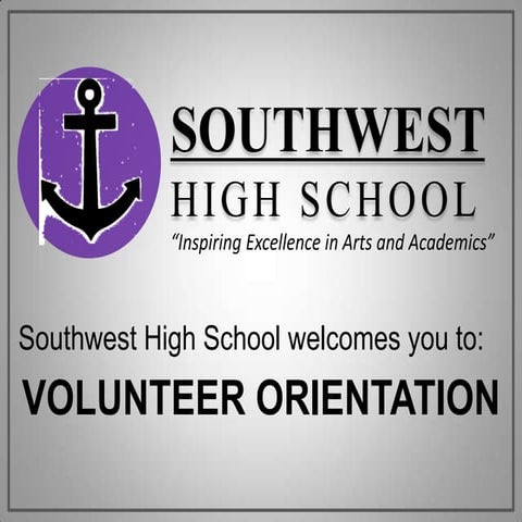 School Site Volunteer Orientation - Volunteer MPS
