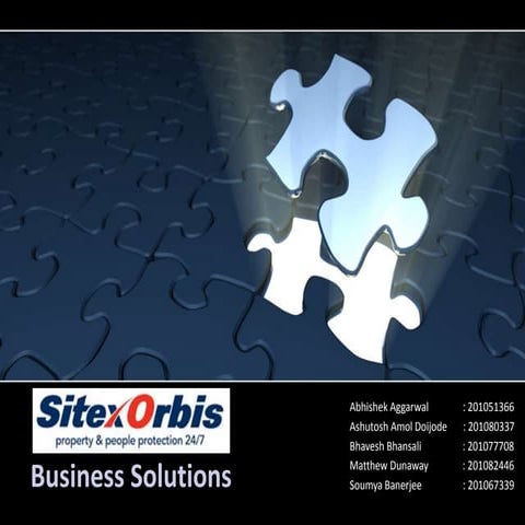 Sitex orbis   a case study