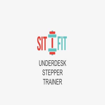 Sit&fit - uderdesk stepper trainer with charger