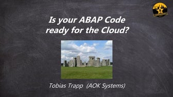 Is your ABAP Code Ready for the Cloud?