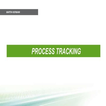 Sitfra 2016 Prozesstracking with SAP Process Observer