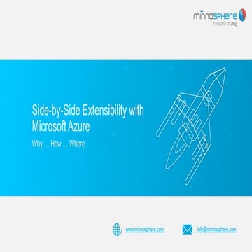 SAP Inside Track Hamburg 2019 - Side-by-Side Extensibility with Microsoft Azure 