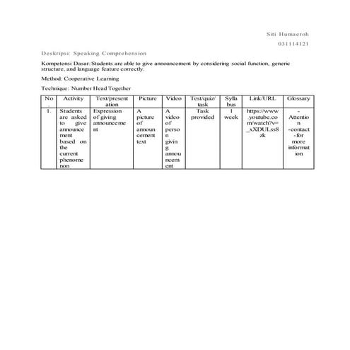 Storyboard Writing | DOCX