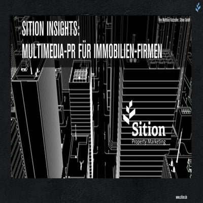 Sition Whitepaper Multimedia PR für Immobilien-Firmen