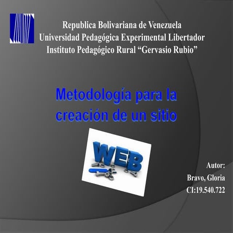 Sitio web gloria