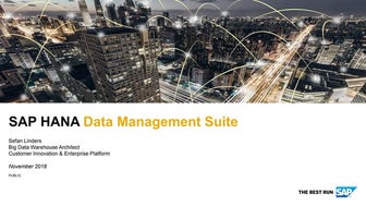SAP Data Hub – What is it, and what’s new? (Sefan Linders)