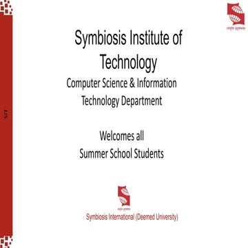 SIT Summer School (Cyber Security)