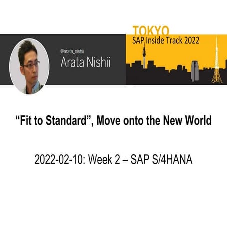 Fit to Standard, Move onto the New World