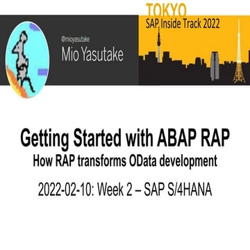 Sit tokyo2022 getting started with abap rap