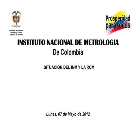 Situación del inm y la rcm