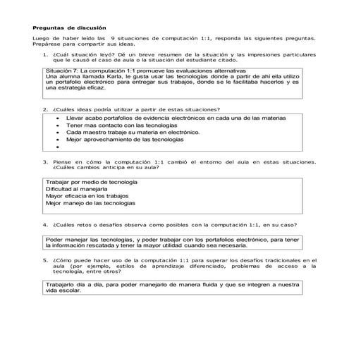 situaciones de computación 1:1