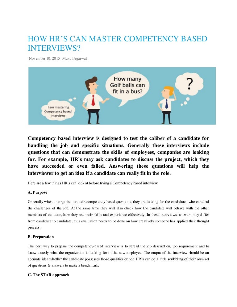 situation based interview