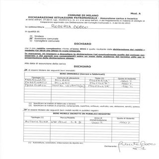 Situazione patrimoniale definitiva (1)