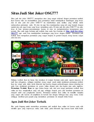 judi slot tanpa deposit awal