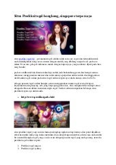 Situs Prediksi Togel Hk Sgp Terpercaya