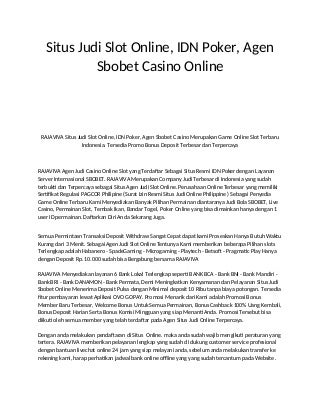 judi slot casino online