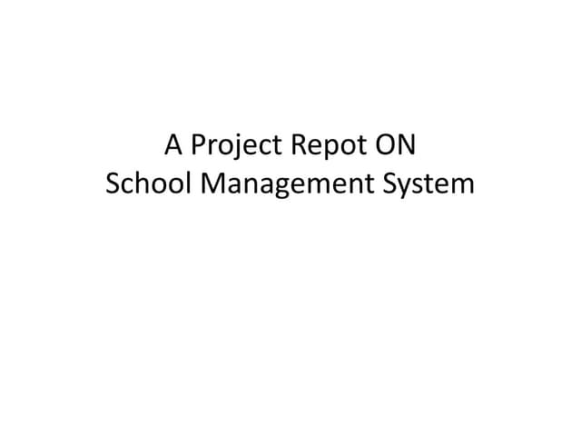 school management system by partha deb nath