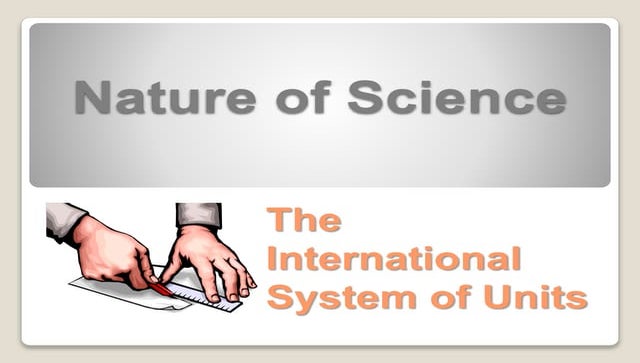 International System Of Units Examples