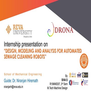 INTERNSHIP PRESNTATION FROM DRONA AUTOMATIONS