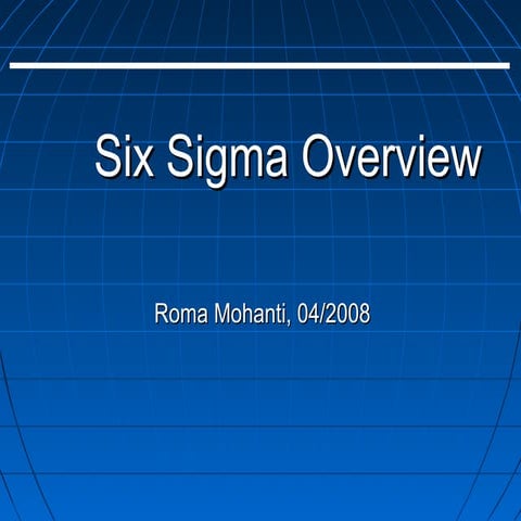 Six sigma-basics