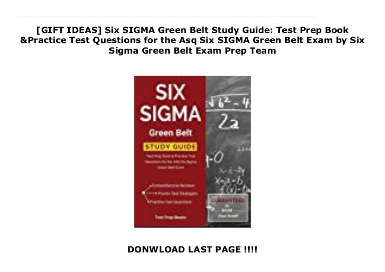six sigma practice