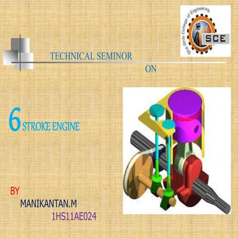 six stroke engine powerpoint presentation | PPTX