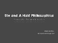 Six And Half Philosophies for Design & Innovation