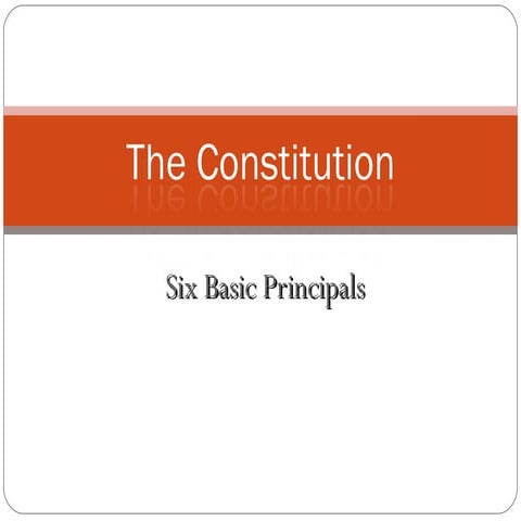 3.1 Outline of the Constitution and the twenty seven amendments | PPTX