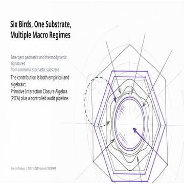 From Minimal Microdynamics to Auditable Macro Regimes | PPTX