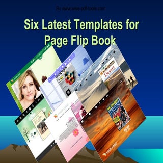 Six latest templates for page flip ...