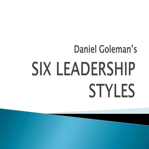 Six Leadership Styles
