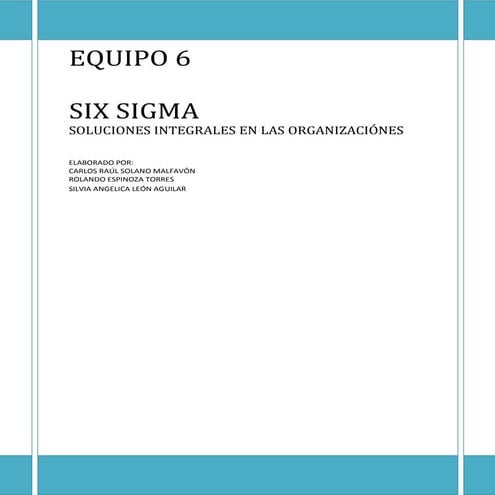Six sigma