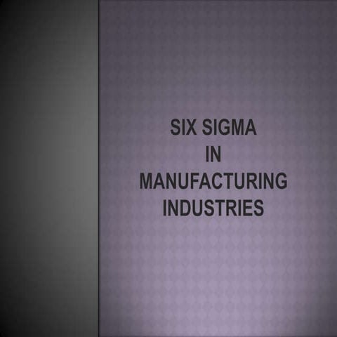 Six sigma