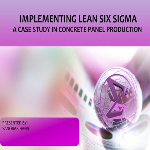 Implementing lean Six sigma