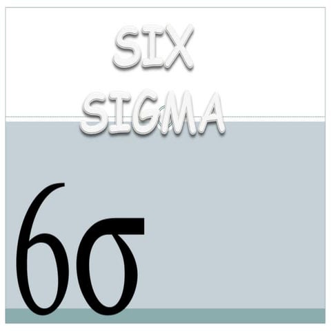 Six sigma
