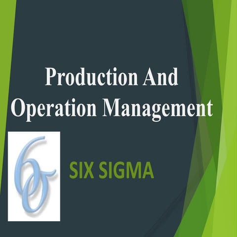 Six sigma