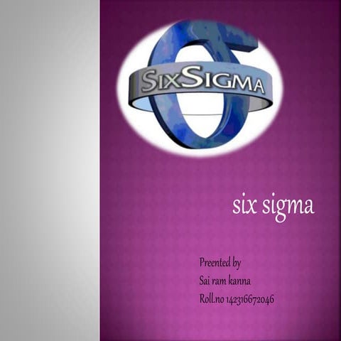 Six sigma